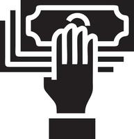 Hand icon symbol vector image. Illustration of the isolated finger hand touch human design. EPS 10