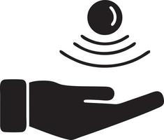 Hand icon symbol vector image. Illustration of the isolated finger hand touch human design. EPS 10