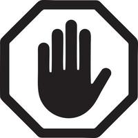 Hand icon symbol vector image. Illustration of the isolated finger hand touch human design. EPS 10