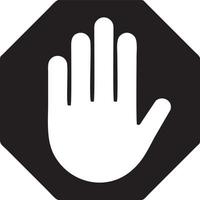 Hand icon symbol vector image. Illustration of the isolated finger hand touch human design. EPS 10