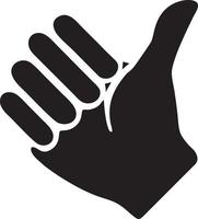 Hand icon symbol vector image. Illustration of the isolated finger hand touch human design. EPS 10