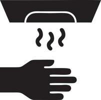 Hand icon symbol vector image. Illustration of the isolated finger hand touch human design. EPS 10