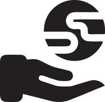 Hand icon symbol vector image. Illustration of the isolated finger hand touch human design. EPS 10