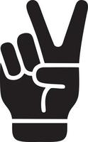 Hand icon symbol vector image. Illustration of the isolated finger hand touch human design. EPS 10