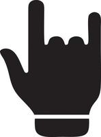 Hand icon symbol vector image. Illustration of the isolated finger hand touch human design. EPS 10