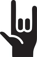 Hand icon symbol vector image. Illustration of the isolated finger hand touch human design. EPS 10