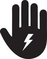 Hand icon symbol vector image. Illustration of the isolated finger hand touch human design. EPS 10