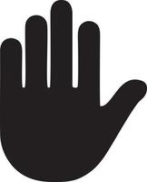 Hand icon symbol vector image. Illustration of the isolated finger hand touch human design. EPS 10