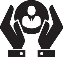 Hand icon symbol vector image. Illustration of the isolated finger hand touch human design. EPS 10