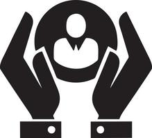 Hand icon symbol vector image. Illustration of the isolated finger hand touch human design. EPS 10