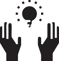 Hand icon symbol vector image. Illustration of the isolated finger hand touch human design. EPS 10