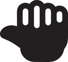 Hand icon symbol vector image. Illustration of the isolated finger hand touch human design. EPS 10