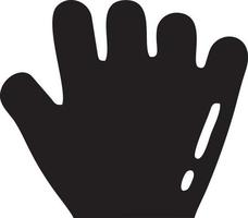 Hand icon symbol vector image. Illustration of the isolated finger hand touch human design. EPS 10