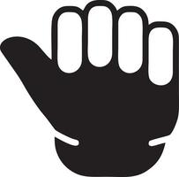 Hand icon symbol vector image. Illustration of the isolated finger hand touch human design. EPS 10