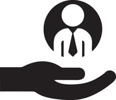 Hand icon symbol vector image. Illustration of the isolated finger hand touch human design. EPS 10