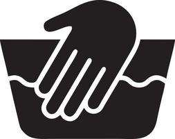 Hand icon symbol vector image. Illustration of the isolated finger hand touch human design. EPS 10