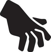 Hand icon symbol vector image. Illustration of the isolated finger hand touch human design. EPS 10