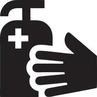 Hand icon symbol vector image. Illustration of the isolated finger hand touch human design. EPS 10