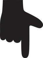 Hand icon symbol vector image. Illustration of the isolated finger hand touch human design. EPS 10