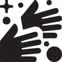 Hand icon symbol vector image. Illustration of the isolated finger hand touch human design. EPS 10