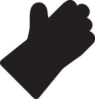 Hand icon symbol vector image. Illustration of the isolated finger hand touch human design. EPS 10