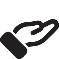 Hand icon symbol vector image. Illustration of the isolated finger hand touch human design. EPS 10