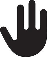 Hand icon symbol vector image. Illustration of the isolated finger hand touch human design. EPS 10