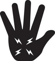 Hand icon symbol vector image. Illustration of the isolated finger hand touch human design. EPS 10