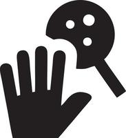 Hand icon symbol vector image. Illustration of the isolated finger hand touch human design. EPS 10