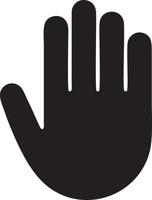 Hand icon symbol vector image. Illustration of the isolated finger hand touch human design. EPS 10