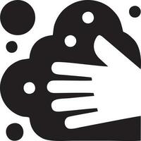 Hand icon symbol vector image. Illustration of the isolated finger hand touch human design. EPS 10