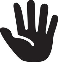 Hand icon symbol vector image. Illustration of the isolated finger hand touch human design. EPS 10