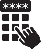 Hand icon symbol vector image. Illustration of the isolated finger hand touch human design. EPS 10