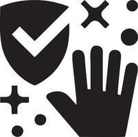 Hand icon symbol vector image. Illustration of the isolated finger hand touch human design. EPS 10