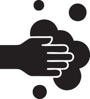 Hand icon symbol vector image. Illustration of the isolated finger hand touch human design. EPS 10