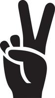 Hand icon symbol vector image. Illustration of the isolated finger hand touch human design. EPS 10