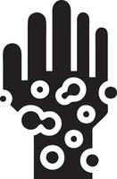 Hand icon symbol vector image. Illustration of the isolated finger hand touch human design. EPS 10