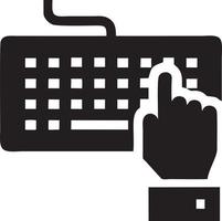 Hand icon symbol vector image. Illustration of the isolated finger hand touch human design. EPS 10