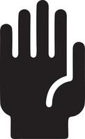 Hand icon symbol vector image. Illustration of the isolated finger hand touch human design. EPS 10