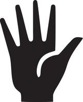 Hand icon symbol vector image. Illustration of the isolated finger hand touch human design. EPS 10