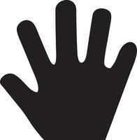 Hand icon symbol vector image. Illustration of the isolated finger hand touch human design. EPS 10