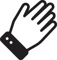 Hand icon symbol vector image. Illustration of the isolated finger hand touch human design. EPS 10