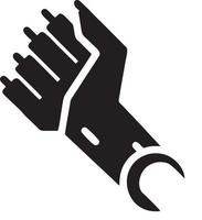 Hand icon symbol vector image. Illustration of the isolated finger hand touch human design. EPS 10