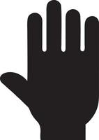 Hand icon symbol vector image. Illustration of the isolated finger hand touch human design. EPS 10