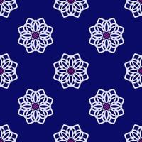 pattern with flower illustration design photo