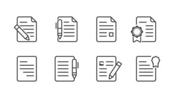 notebook and archive simple icon vector