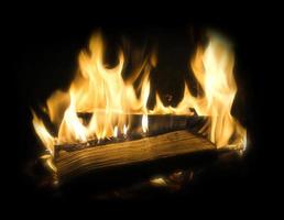 Fire flame isolate on black background. Burn flames, abstract texture. Art design for fire pattern, flame texture. photo