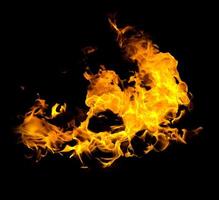fuego fuego aislar en negro antecedentes. quemar llamas, resumen textura. Arte diseño para fuego patrón, fuego textura. foto