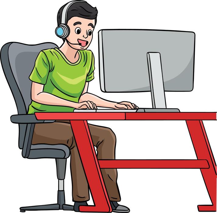 Computer Operator Control Vector Art, Icons, and Graphics for Free Download