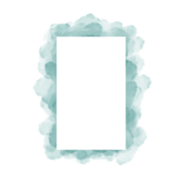 hand painted watercolor rectangle on a white background, Vector soft watercolor splatter background, Watercolor abstract shape isolated on white background, Paint splash png